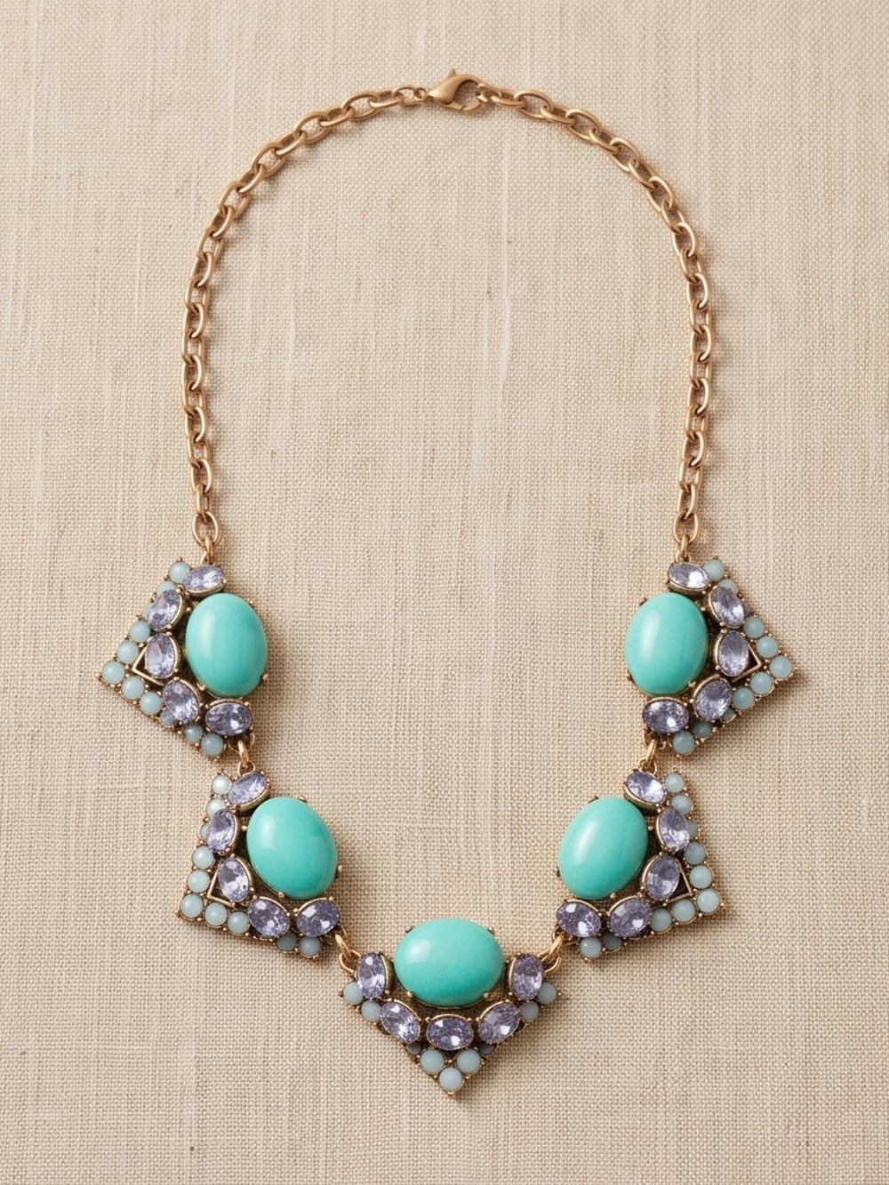 STELLA & DOT Turquoise tone Statement Necklace